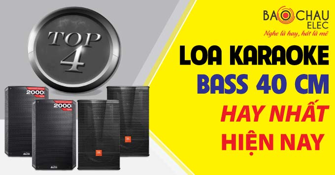 Top 4 loa karaoke bass 40 cm hay nhất hiện nay