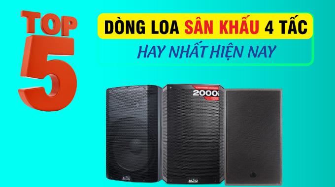 Top 5 dòng loa sân khấu 4 tấc hay nhất