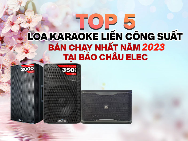 Top 5 Loa karaoke liền công suất bán chạy nhất năm tại Bảo Châu Elec 