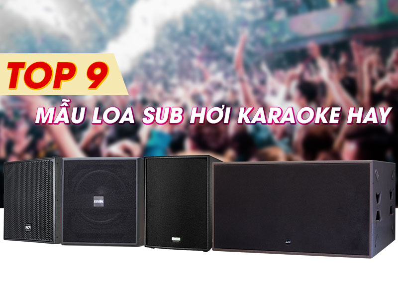 Top 9 mẫu Loa sub hơi karaoke hay tốt nhất hiện nay 