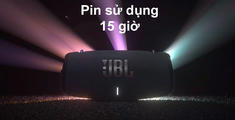 Thoi luong pin khung cua loa JBL Xtreme 3