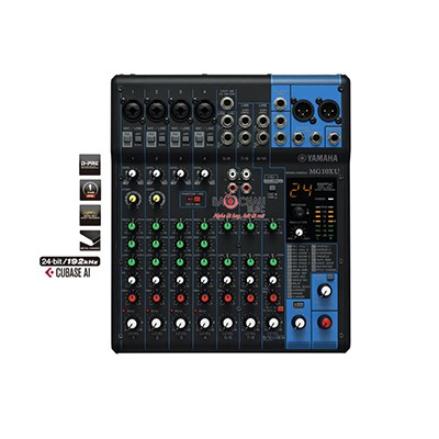 Bàn mixer Yamaha MG10XU (Mixer Analog, 10 kênh, 4 Mono, 3 Stereo)