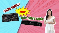 Nên sử dụng amply hay cục đẩy công suất cho dàn karaoke?