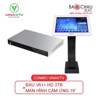 Combo VinaKTV V6++ HD và Màn hình 19