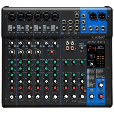 Bàn mixer Yamaha MG12XUK (Mixer Analog, 12 kênh, 6 Mono, 3 Stereo)