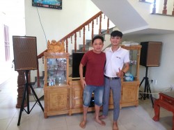 Dàn karaoke cho gia đình anh Dũng ở Yên Định, Thanh Hóa (Louis Martin KTWO12, AAP TD8004, 92000 Bluetooth, UGX12 Gold)