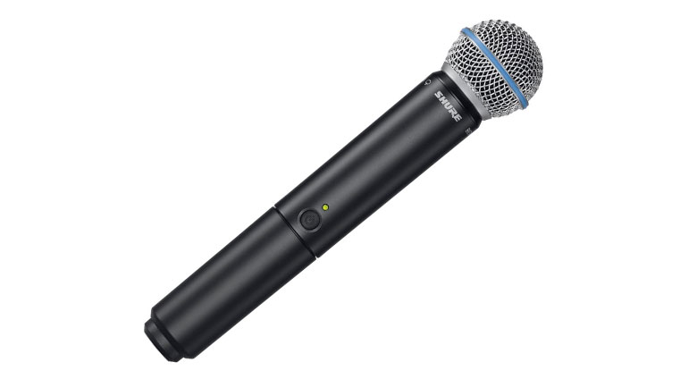 Phần tay mic của Micro Shure BLX24RA/B58