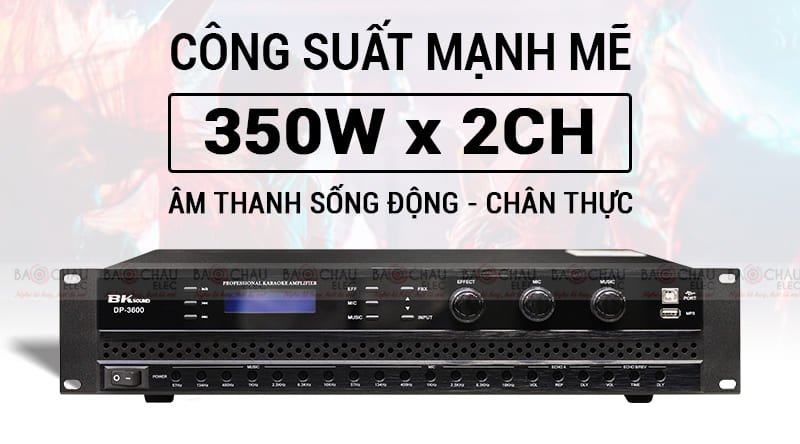BKsound DP3600 Bộ tăng cường âm vang mạnh mẽ