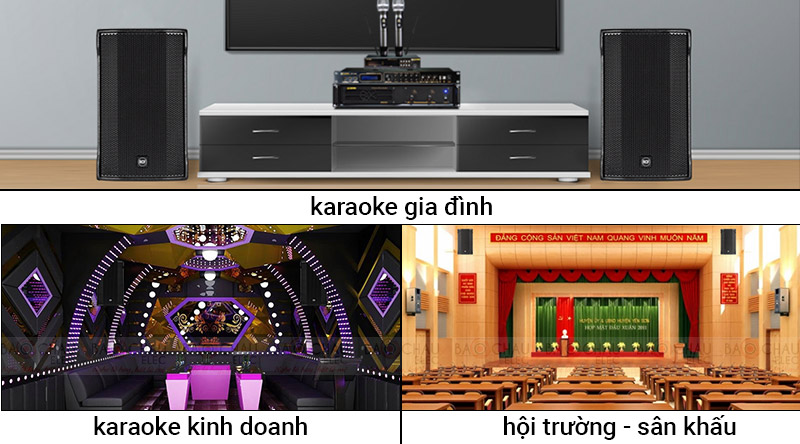 Loa karaoke RCF C MAX 4112 dùng cho nhiều mục đích khác nhau