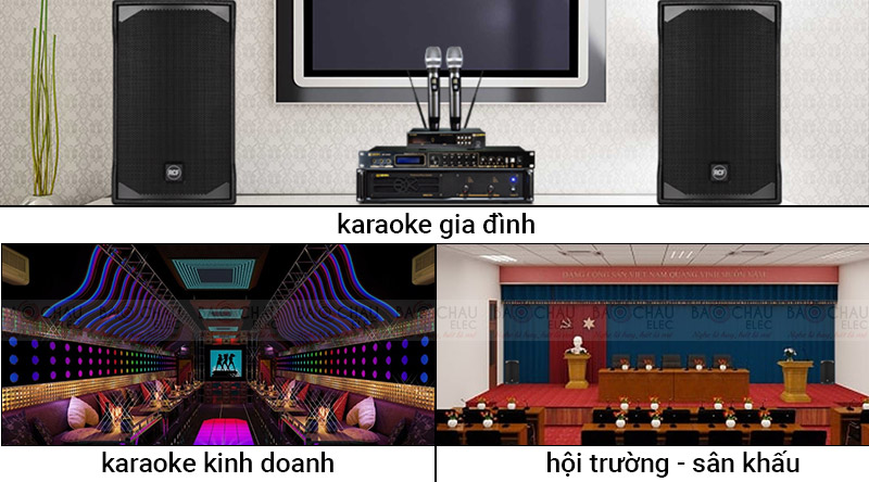 Loa karaoke RCF E MAX 3110 tính ứng dụng cao