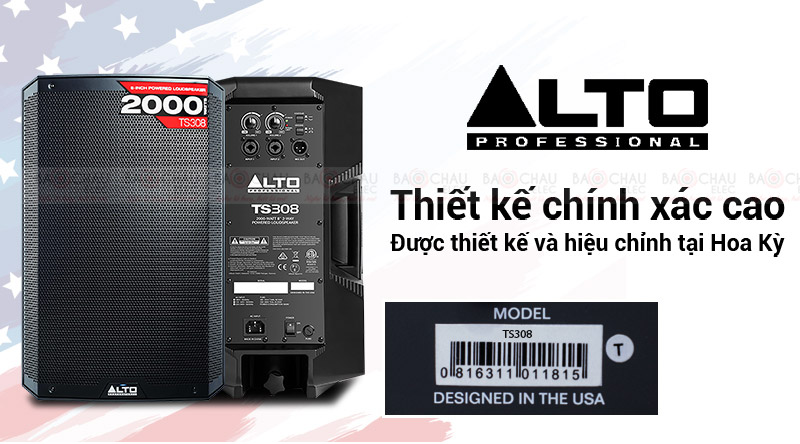 Loa Alto TS308 thiết kế tại Hoa Kỳ 