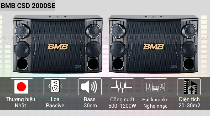 Loa karaoke BMB CSD 2000SE chính hãng, giá tốt