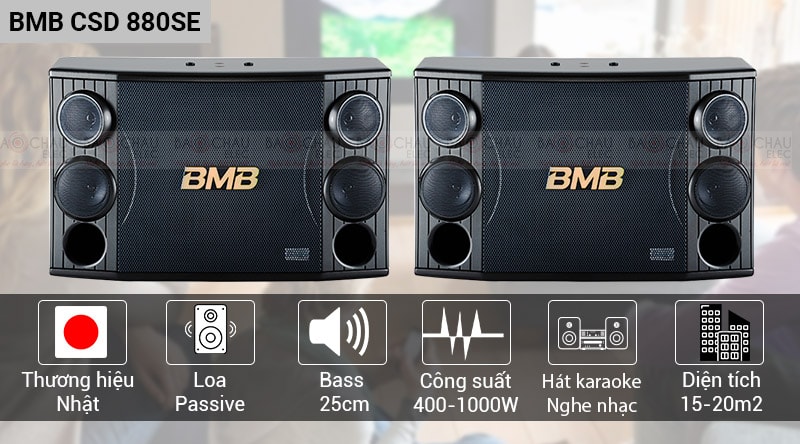 Loa karaoke BMB CSD 880SE chính hãng, giá tốt