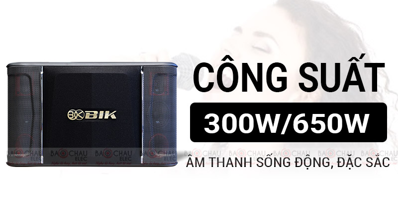 Loa karaoke BIK BJ-S968 cho âm thanh sôi động, mạnh mẽ