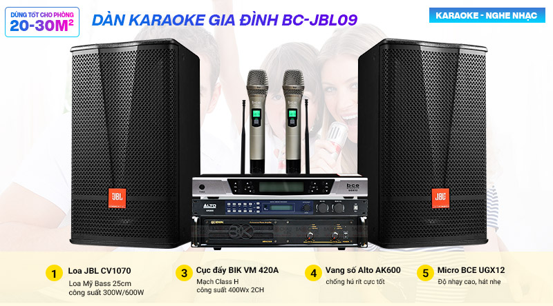 Dàn karaoke gia đình jbl giá rẻ