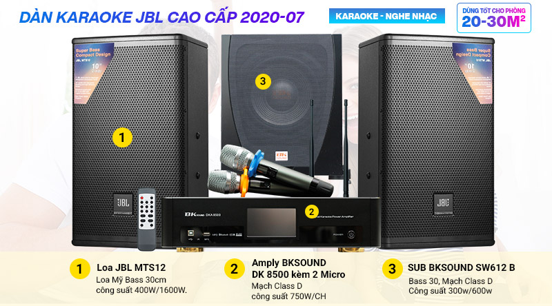 Dàn karaoke JBL cao cấp 2020-07