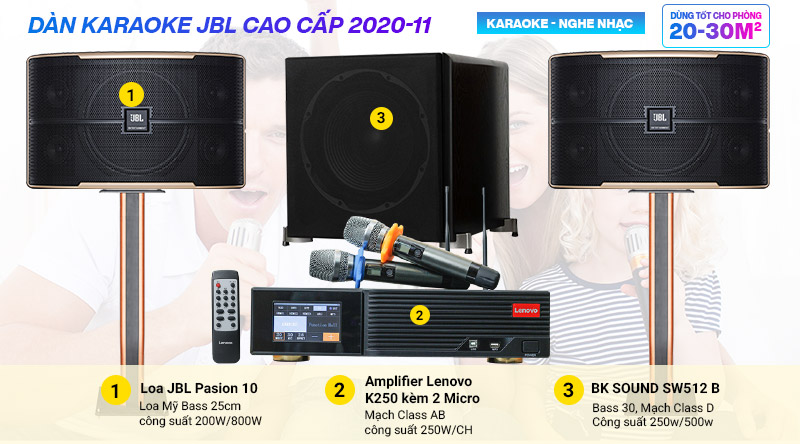 Dàn karaoke JBL cao cấp 2020-11