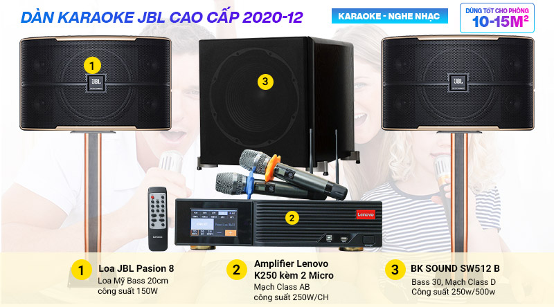 dàn karaoke JBL cao cấp 2020-12