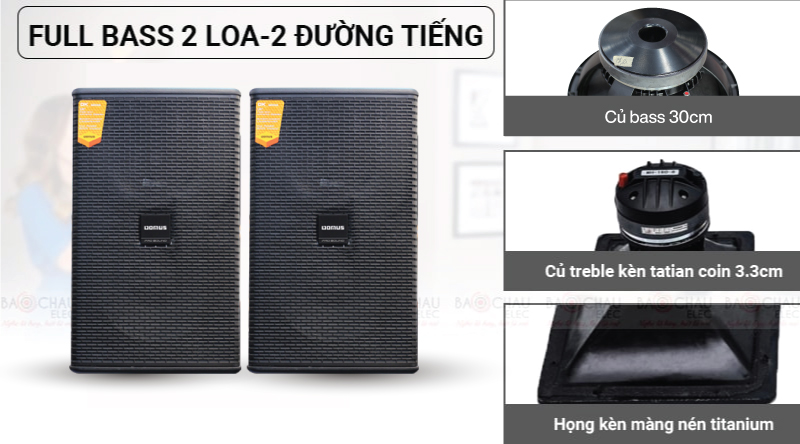 Hệ thống 2 loa, 2 đường tiếng 