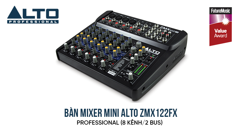 Bàn mixer mini Alto ZMX122FX