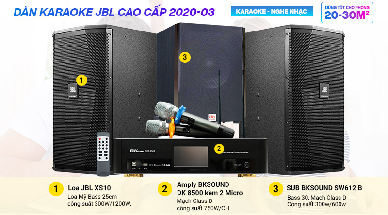 Dàn karaoke JBL cao cấp 2020-03