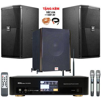 Dàn karaoke JBL cao cấp 33 (JBL XS 12, BK Sound DKA8500,  BK Sound SW612)