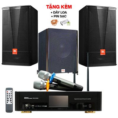 Dàn karaoke JBL cao cấp 06 (JBL CV 1270, BKSound DKA 8500, BKSound SW612C)