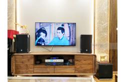 Lắp đặt dàn karaoke gia đình anh Hùng tại Hà Nội (RCF CMAX 4110, Xli2500, AAP K9800, SPL100, JBL VM300)