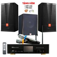 Dàn karaoke JBL cao cấp 06 (JBL CV 1270, BKSound DKA 8500, BKSound SW612C)