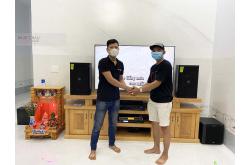 Lắp đặt dàn karaoke gia đình anh Mai tại Đồng Nai (Domus DP6120, VM620A, X5 Plus, BCE UGX12)