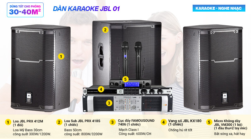 dàn karaoke JBL 01