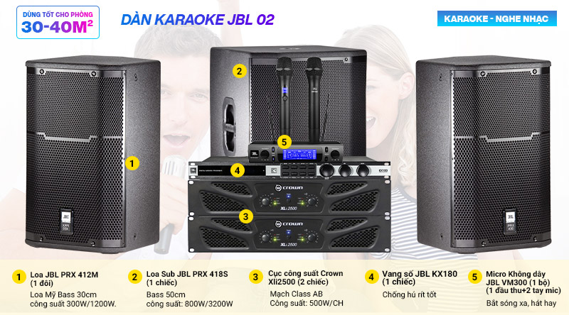 Dàn karaoke JBL 02