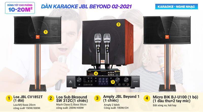Hệ thống Karaoke JBL Beyond 02-2021