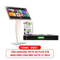 Combo Đầu VietK 4K Plus 6TB + Màn VietK 27 inch