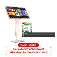 Combo Đầu VietK Pro 6TB + Màn VietK 27 inch 
