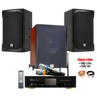 Dàn karaoke gia đình RCF giá rẻ 02 (RCF EMAX 3112 MKII, BKSound DKA 8500, BKSound SW612)