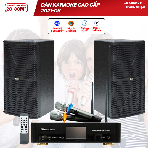 Dàn karaoke gia đình cao cấp Alto 2021-06 (Alto AT1000 II + BKSound DKA 6500)