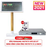Combo Đầu Việt KTV K-Plus 6T + Màn Việt KTV 21,5 inch (New 2021)