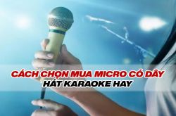 Bật mí cách chọn mua micro có dây hát karaoke hay nhất?