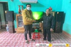 Lắp đặt dàn karaoke anh Chung tại Thanh Hóa (Domus DK612S, SAE TX800Q, BPR-5600, BJ-U600) 