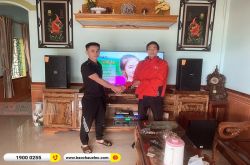 Lắp đặt dàn karaoke gia đình anh Phú tại Nghệ An (Domus DK612S, VM820A, BPR-5600, SW612C, BJ-U550)