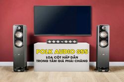 Polk Audio S55: Loa cột đẳng cấp, chất âm hấp dẫn trong tầm giá phải chăng