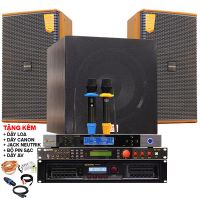 Dàn karaoke Domus cao cấp 09 (Domus DK612, BIK BPA 6200, BIK BPR 5600, BKSound SW312, BIK BJ U500)