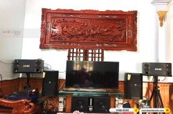 Lắp đặt dàn karaoke anh Lệnh tại Bắc Ninh (BMB 880SE, XS10, VM840A, Crown T3, KX180, W66 Plus,...)