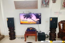 Lắp đặt dàn karaoke anh Quang tại Đà Nẵng (JBL XS12, Crown T10, JBL KX180, JBL A120P, BCE UGX12 Gold)