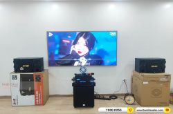 Lắp đặt dàn karaoke anh Thăng tại Hà Nội (BMB 312SE, VM820A, BPR-8500, SW815, 4K Plus, BJ-U500) 