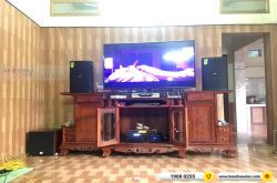 Lắp đặt dàn karaoke anh Thuần tại Bắc Ninh (Domus DP6120, VM620A, X5 Plus, SW512-C, UGX12 Gold)