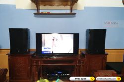 Lắp đặt dàn karaoke anh Trung tại Hà Nội (RCF CMAX 4112, IPS 3700, KX180, Alto TS315S, JBL VM200)