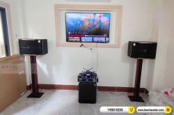 Lắp đặt dàn karaoke chú Hào tại TP HCM (JBL Pasion 12, Alto MP2500, KX180, Polk HTS12, VM300) 