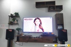 Lắp đặt dàn karaoke gia đình anh Tú tại Hà Nội (Alto TX310, DSP9000 Plus, BCE U900 Plus X)